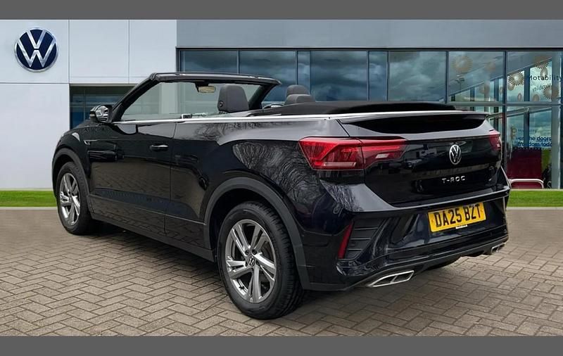 Second-hand VW T-Roc Cabriolet R-line 150 CP (110 kW) 2025 Negru Cabrio