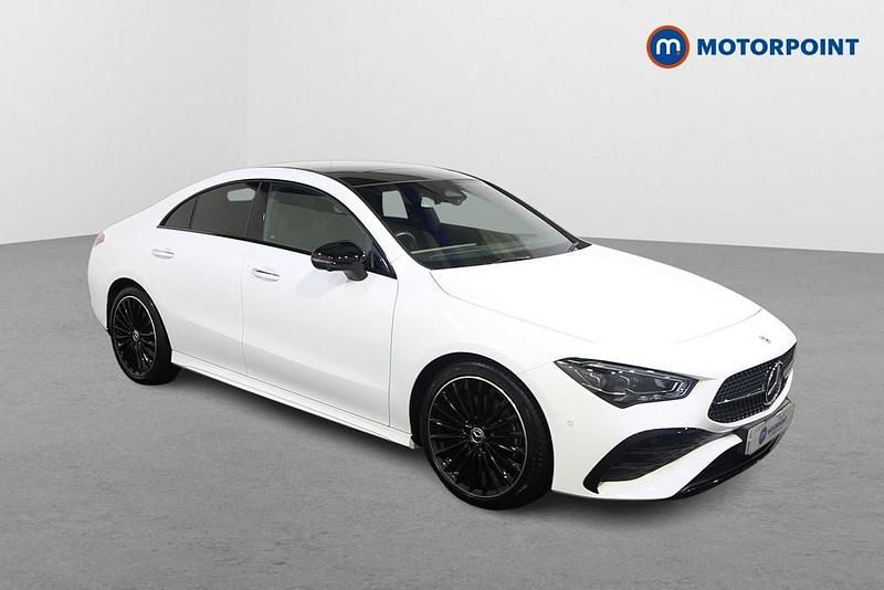 Used Mercedes CLA200 AMG Line Premium Plus 163 HP (119 kW) 2024 White Coupe