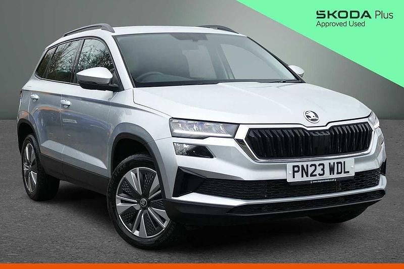 Used Skoda Karoq SE Drive 147 HP (108 kW) 2023 Brilliant silver metallic SUV