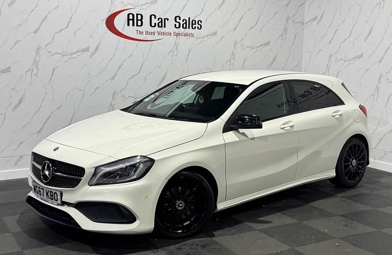 White Used 2017 Mercedes A160 AMG Line Premium Hatchback | £12,699 (A bit pricey) - Image 1/4