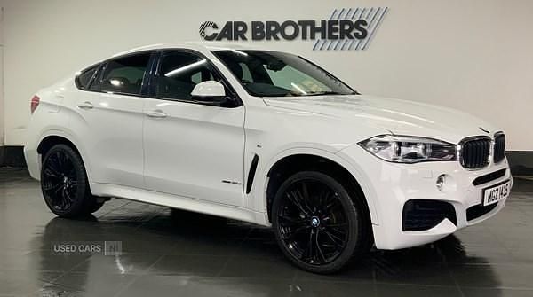 White Used 2018 BMW X6 M Sport SUV | £23,995 (Good price) - Image 1/4