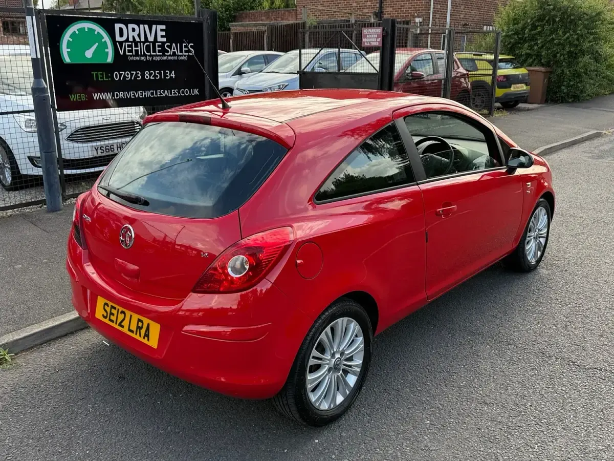 Used Vauxhall Corsa 2012 Red Hatchback