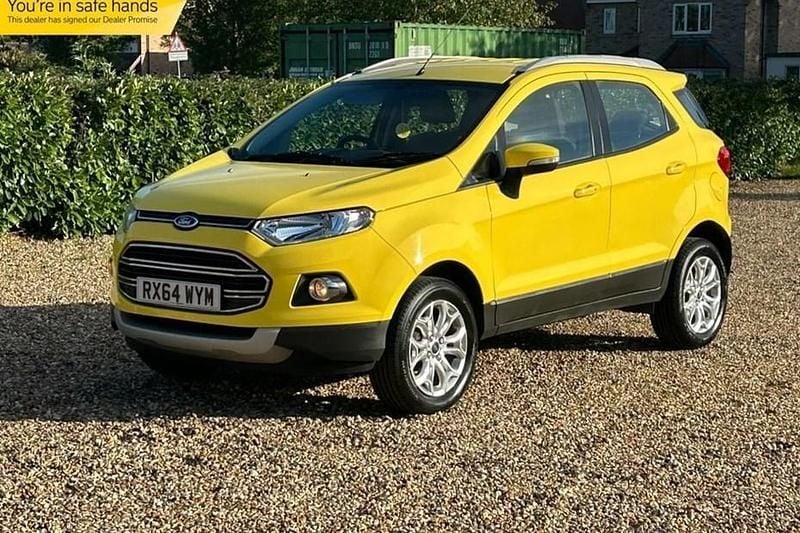 Yellow Used 2014 Ford Ecosport Titanium SUV | £5,599 (Fair price) - Image 1/1