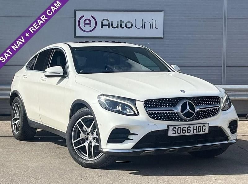 White Used 2016 Mercedes GLC220 AMG line Coupe | £18,990 (Fair price) - Image 1/4