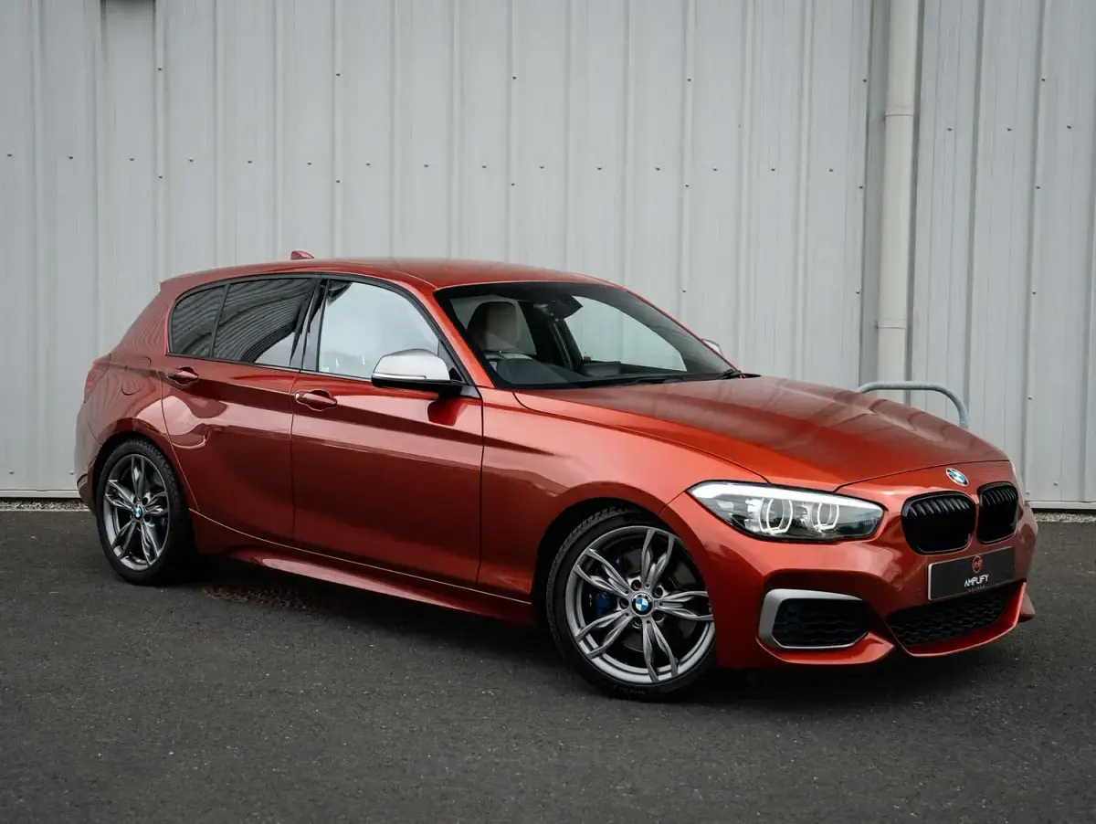 Used BMW M140 M Sport 335 HP (246 kW) 2018 Orange Hatchback