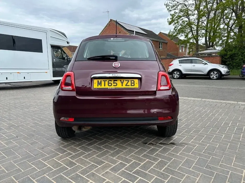 Used Fiat 500 Pop 69 HP (50 kW) 2016 Red Hatchback
