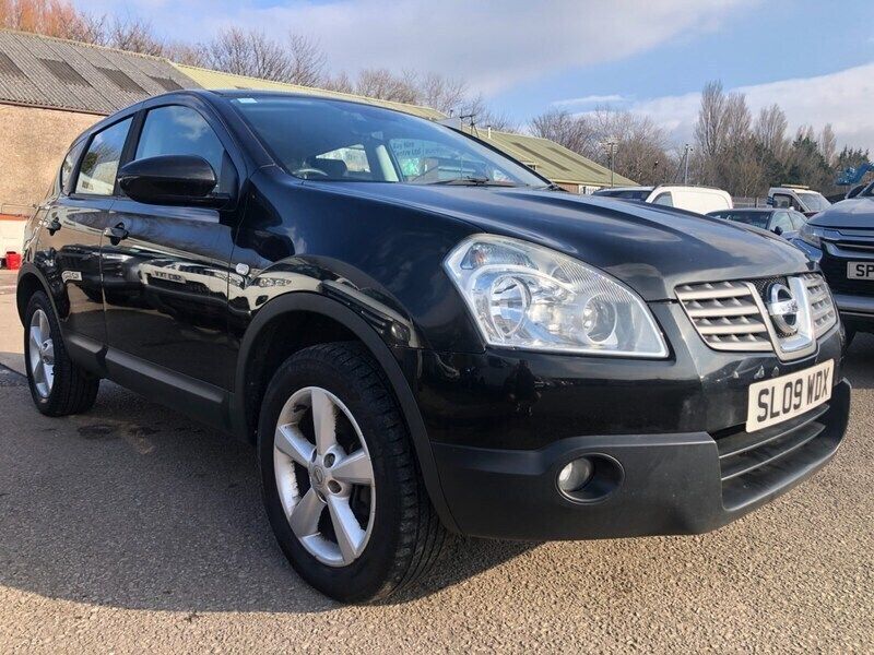 Black Used 2009 Nissan Qashqai Acenta SUV | £2,850 (Fair price) - Image 1/4