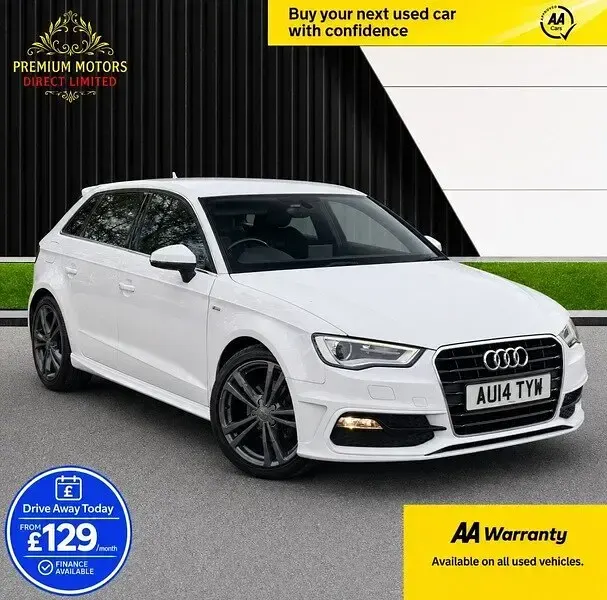 Used Audi A3 S-Line 2014 White