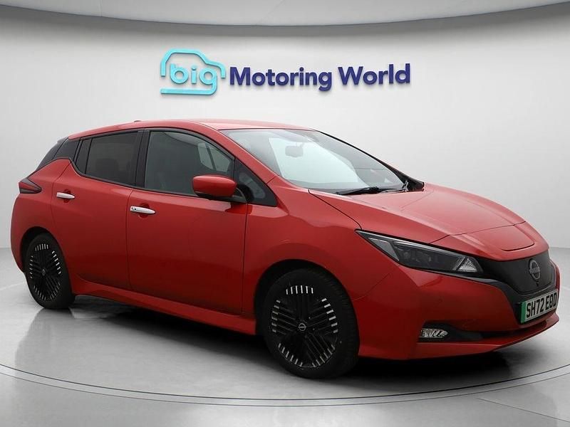 Red Used 2022 Nissan Leaf Tekna Hatchback | £10,300 (Fair price) - Image 1/4
