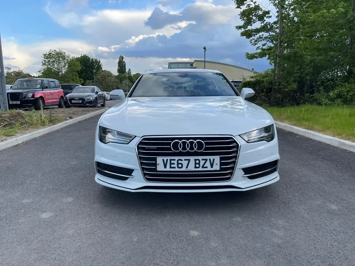 Used Audi A7 Black Edition 2017 White Hatchback