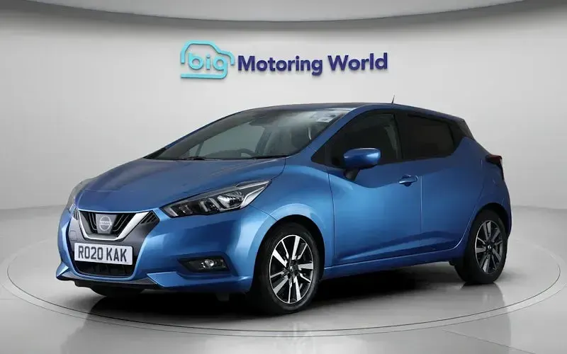 Begagnad Nissan Micra S 101 HK (74 kW) 2020 Blå Halvkombi