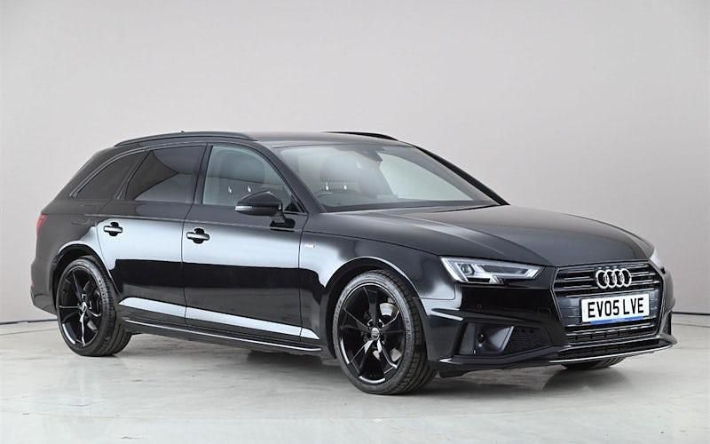 Used Audi A4 Black Edition 245 HP (180 kW) 2019 Black Estate