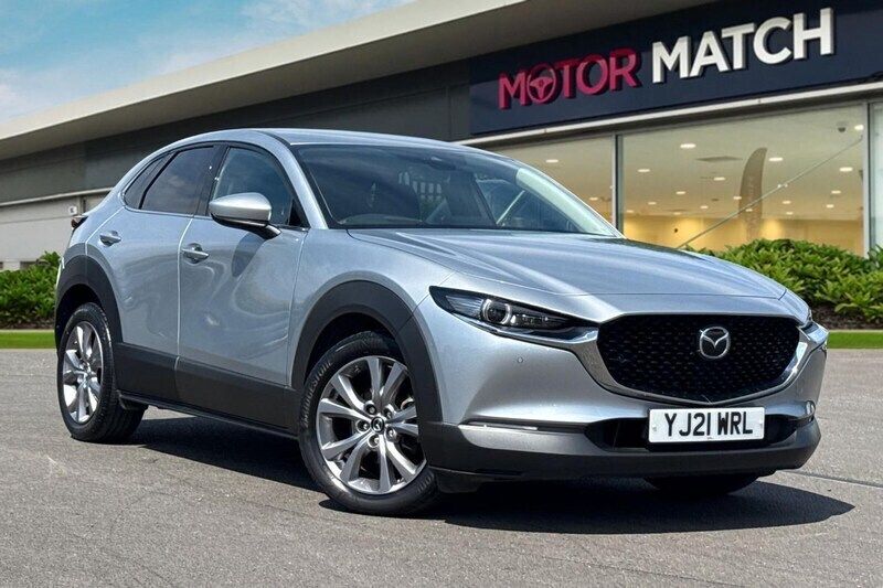 Silver Used 2021 Mazda CX-30 Inclusive SUV | £15,299 (Fair price) - Image 1/4