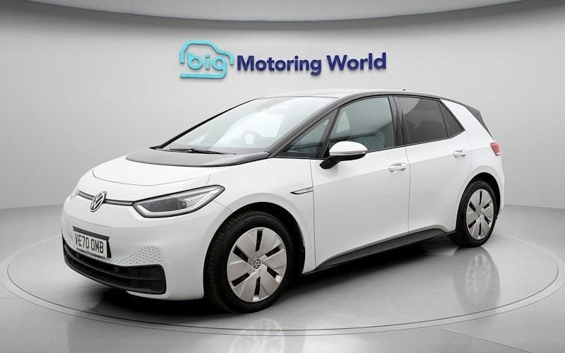 Used VW ID.3 Pro Performance 150 kW (204 HP) 2020 White Hatchback
