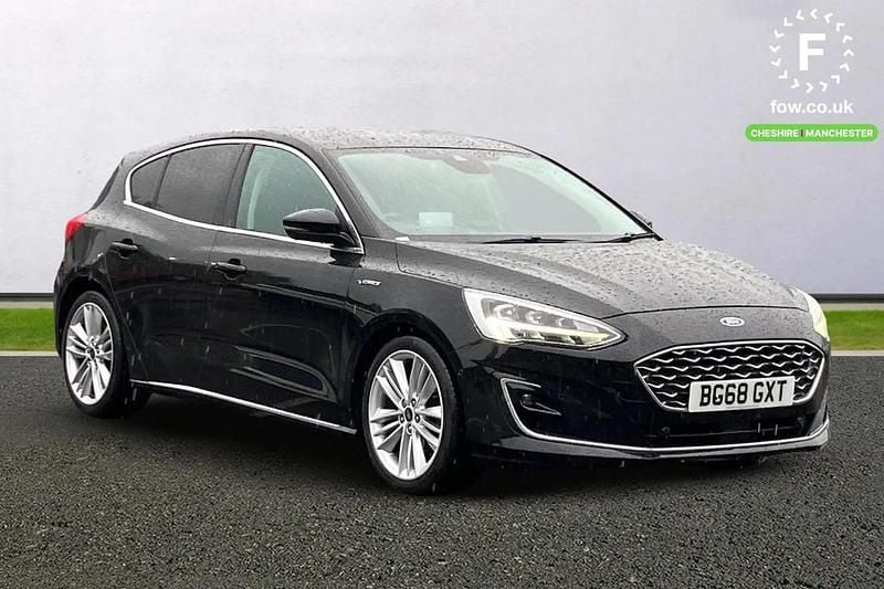 Black Used 2018 Ford Focus Vignale Hatchback | £12,499 (Fair price) - Image 1/4
