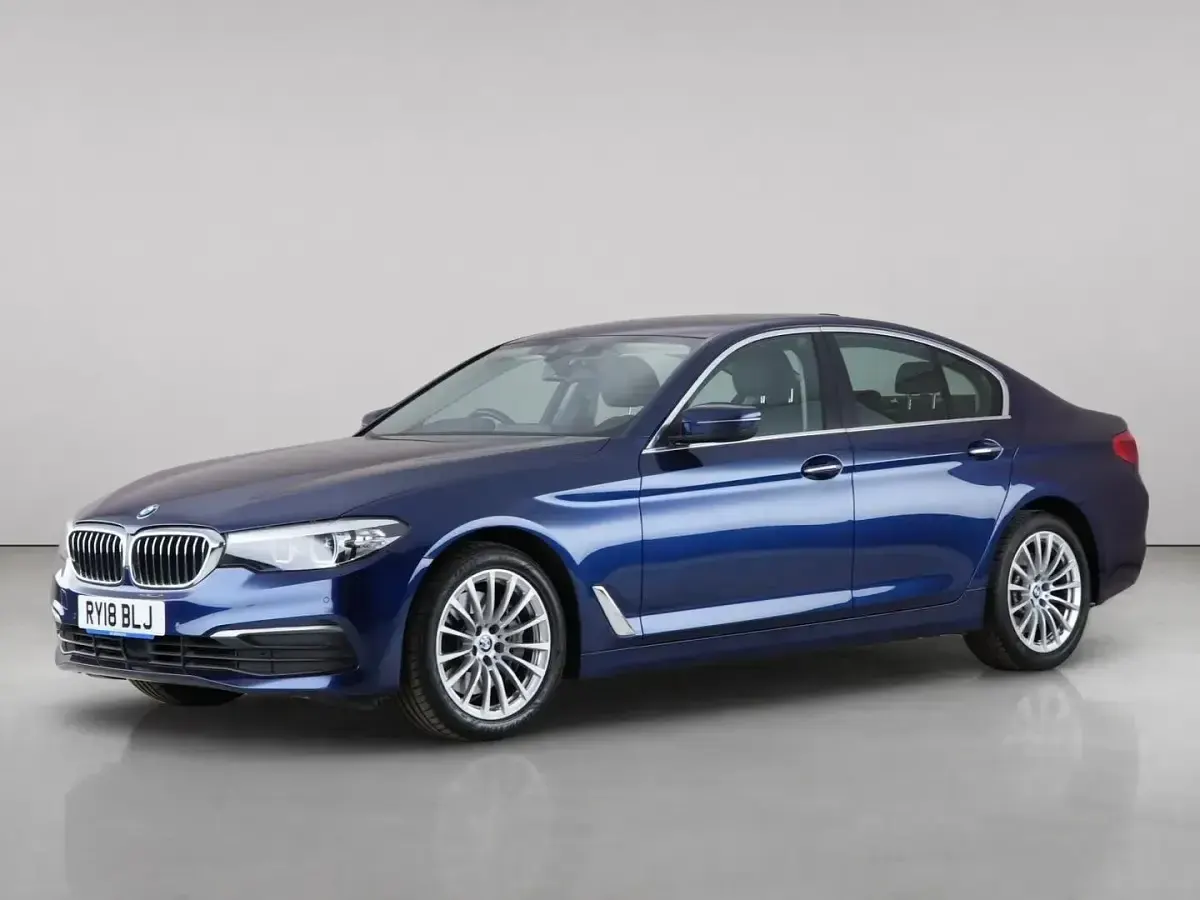 Used BMW 540 2018 Blue Sedan