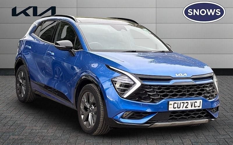 Blue Used 2022 Kia Sportage GT-Line S SUV | £25,986 (Fair price) - Image 1/4