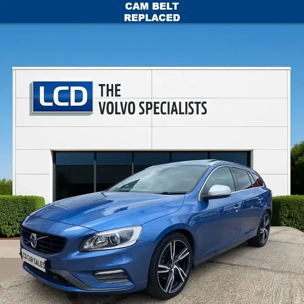 Used Volvo V60 R-Design 190 HP (139 kW) 2018 Blue Estate