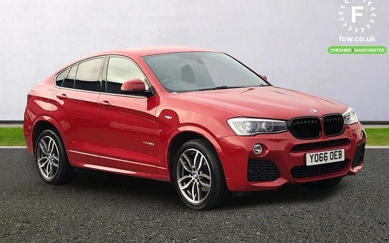 Used BMW X4 M Sport 190 HP (139 kW) 2016 Red SUV