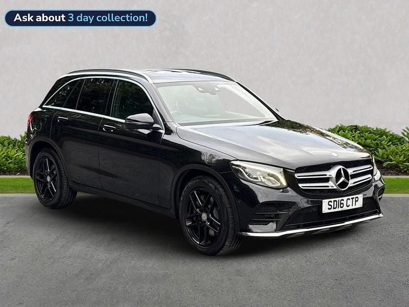 Black Used 2016 Mercedes GLC220 AMG line Estate | £15,399 (Fair price) - Image 1/4