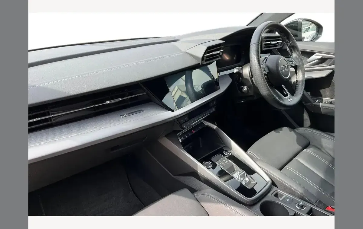 Used Audi A3 S-Line 150 HP (110 kW) 2023 Black Sedan
