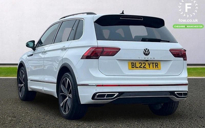 Used VW Tiguan R-line 150 HP (110 kW) 2022 White SUV