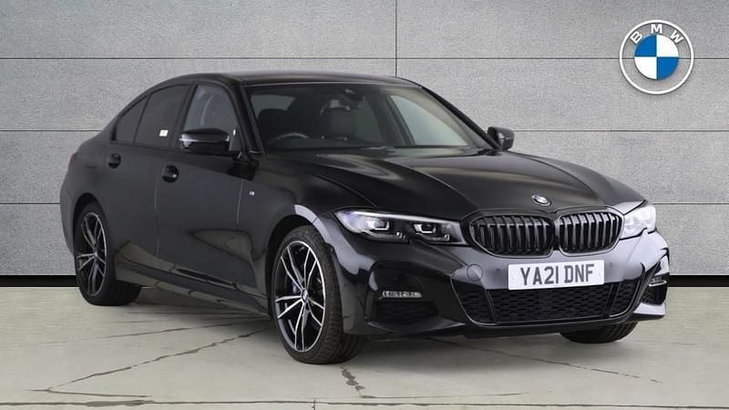 Black Used 2021 BMW 330e M Sport Sedan | £20,999 - Image 1/4