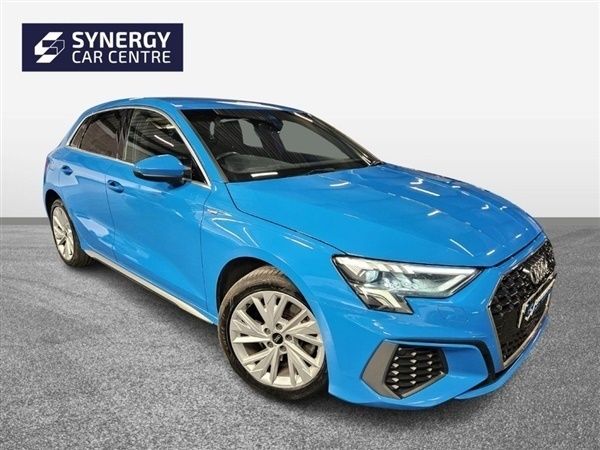 Blue Used 2021 Audi A3 Sportback S-Line Hatchback | £12,990 (Good price) - Image 1/1