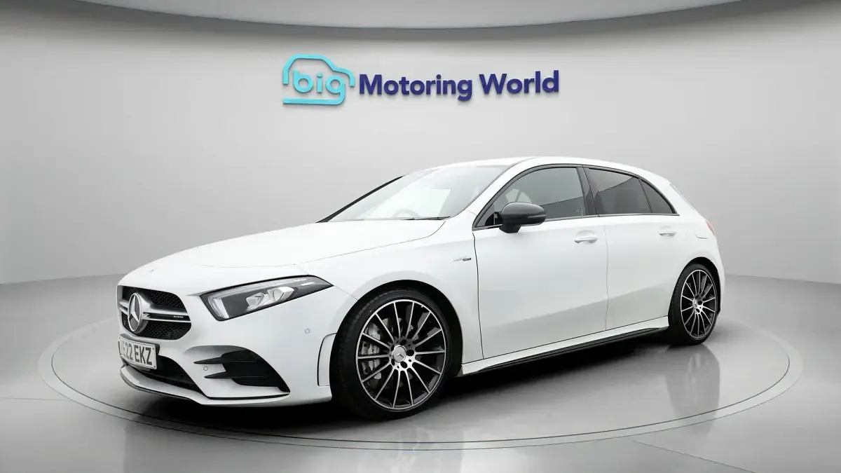 Used Mercedes A35 AMG Executive 306 HP (225 kW) 2022 White Hatchback