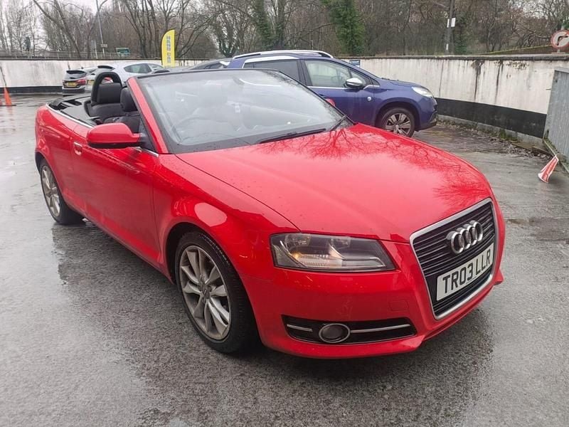 Used Audi A3 Cabriolet Sport 2013 Red Cabriolet
