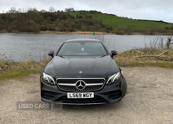 Used Mercedes E220 AMG line 194 HP (142 kW) 2019 Black Coupe