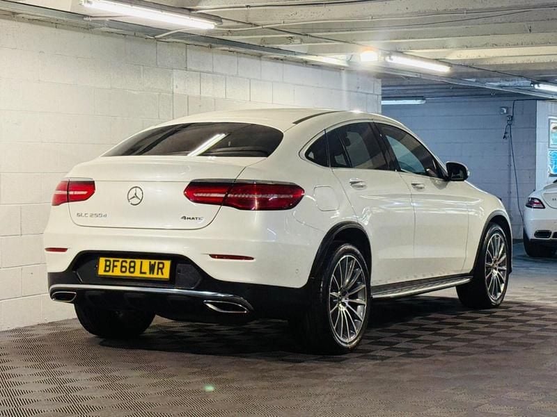 Used Mercedes GLC250 AMG Line Premium 2018 White Coupe