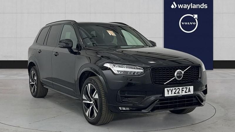 Black Used 2022 Volvo XC90 R-Design SUV | £33,791 (Fair price) - Image 1/4