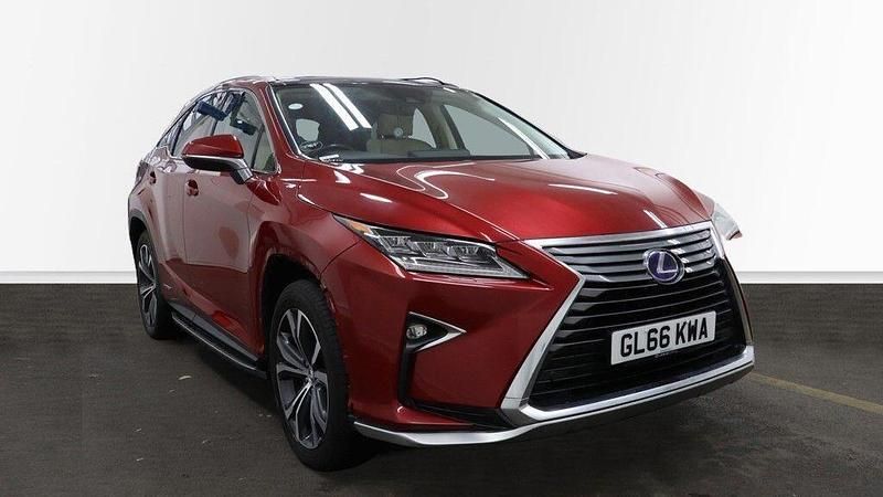 Red Used 2016 Lexus RX450h Luxury Line SUV | £18,490 (Fair price) - Image 1/4