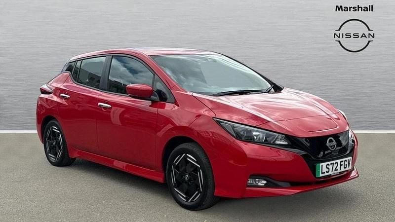 Red Used 2022 Nissan Leaf Acenta Hatchback | £9,556 (Good price) - Image 1/4