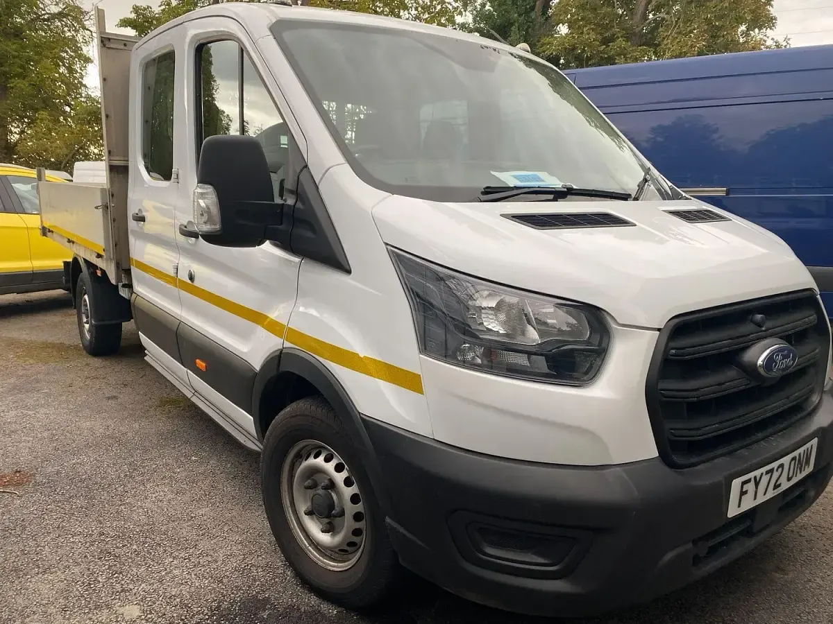 Used Ford Transit S 130 HP (95 kW) 2022 White Cabriolet