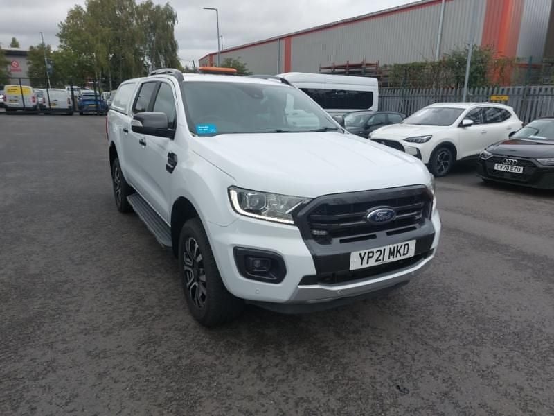 White Used 2021 Ford Ranger Wildtrack Pickup | £17,498 (Fair price) - Image 1/4