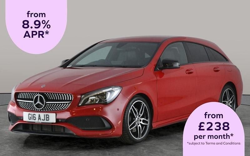Red Used 2017 Mercedes CLA220 Shooting Brake AMG line Estate | £15,055 (Fair price) - Image 1/2