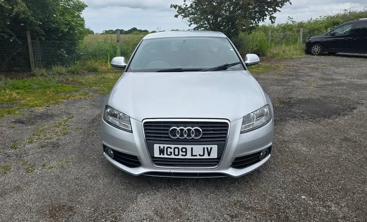 Used Audi A3 S-Line 170 HP (125 kW) 2009 Silver Hatchback