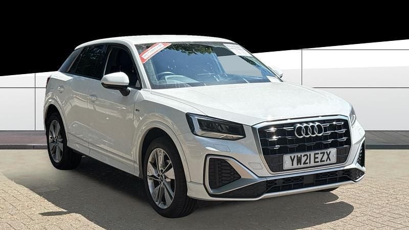 White Used 2021 Audi Q2 S-Line SUV | £17,990 (Fair price) - Image 1/4