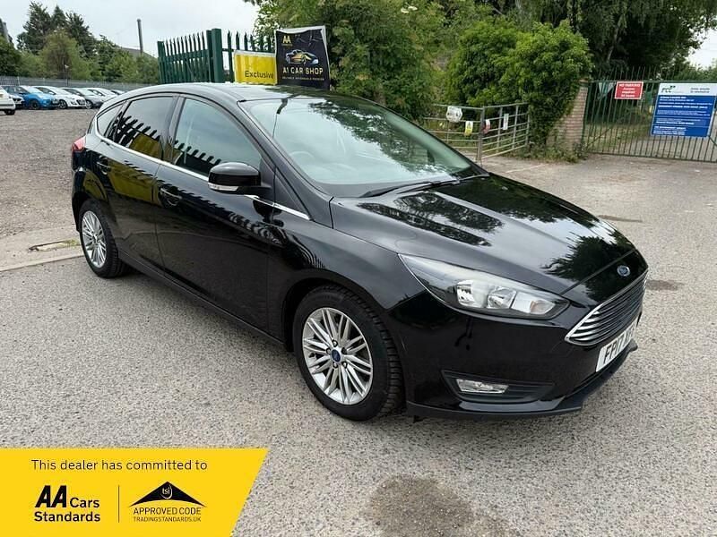 Black Used 2017 Ford Focus Zetec Hatchback | £5,395 (Good price) - Image 1/4