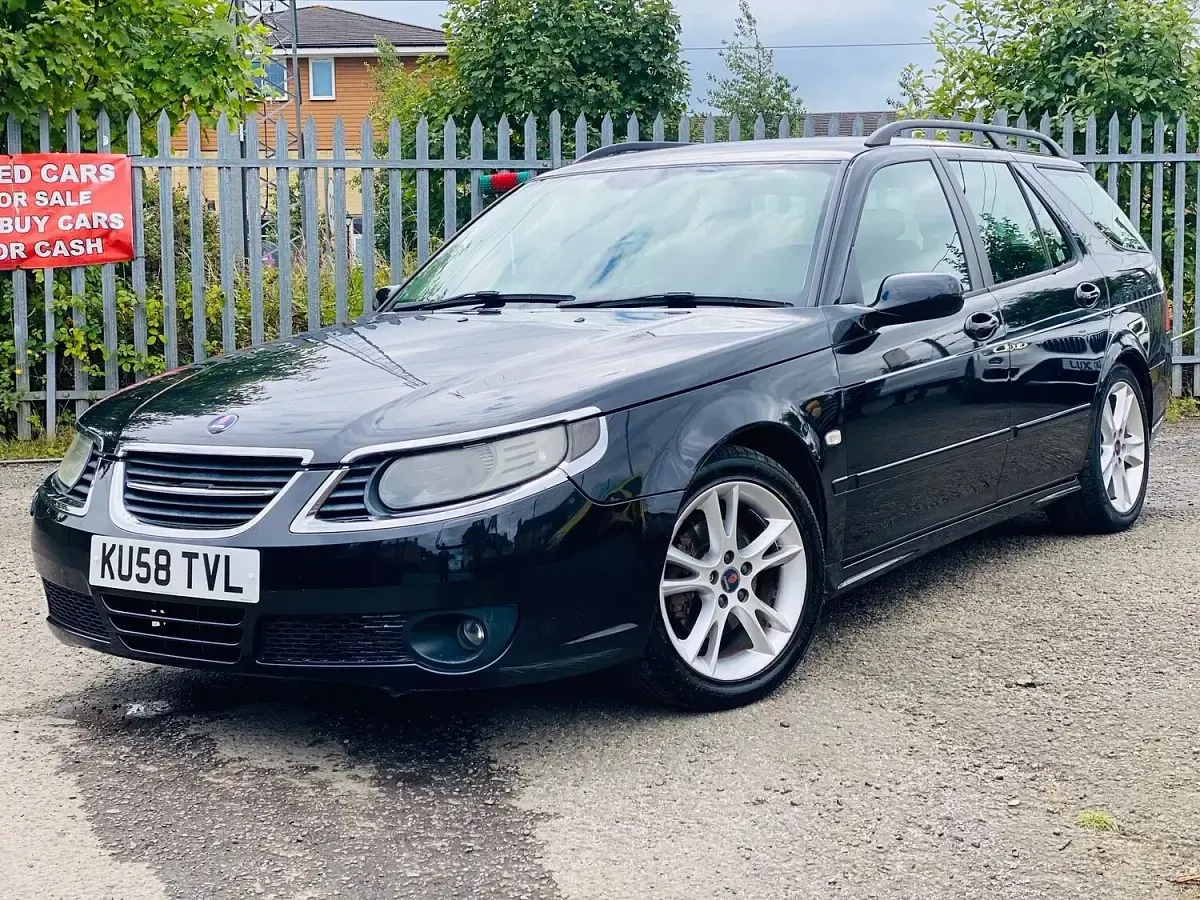 Used Saab 9-5 Vector 150 HP (110 kW) 2008 Black Estate