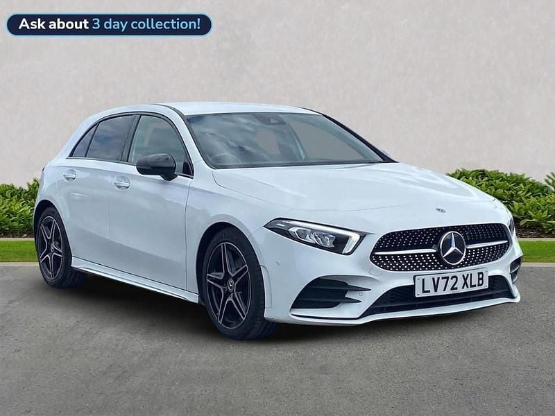 White Used 2022 Mercedes A180 AMG Line Premium Hatchback | £21,649 (A bit pricey) - Image 1/4
