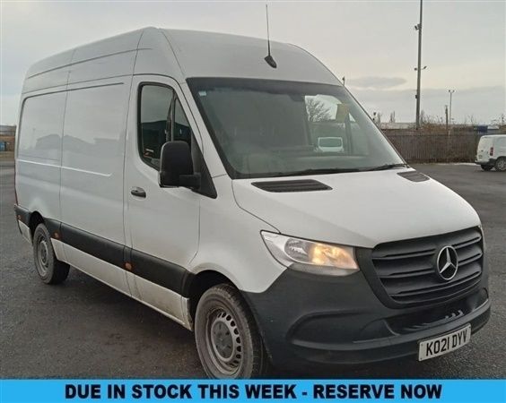 White Used 2021 Mercedes Sprinter Progressive Van | £13,782 (Good price) - Image 1/1