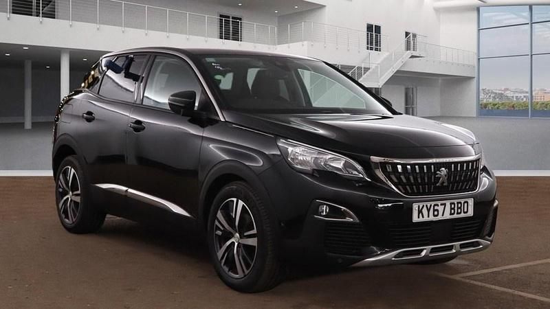 Perla nera black Used 2017 Peugeot 3008 Allure Hatchback | £10,475 (Fair price) - Image 1/4