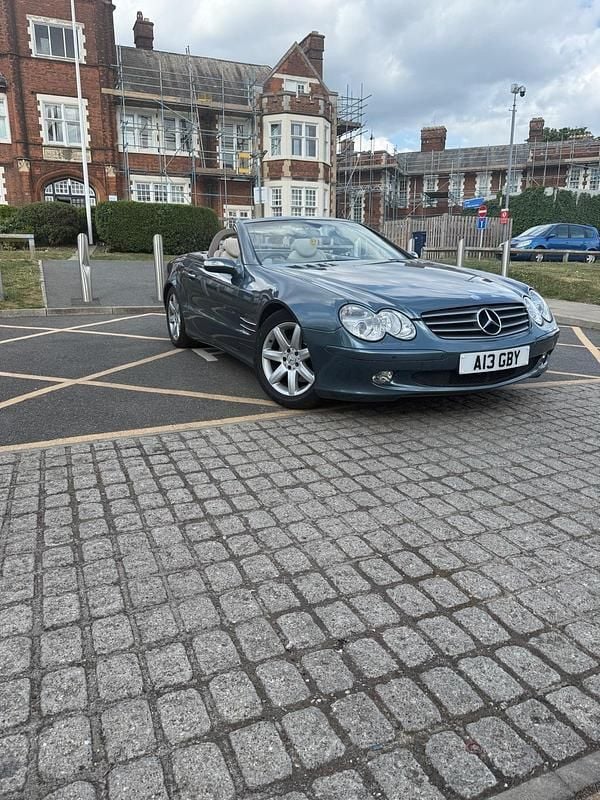 Used Mercedes SL350 2004 Blue Cabriolet