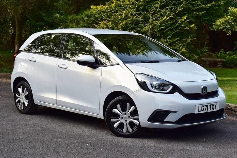 White Used 2021 Honda Jazz Hybrid Hatchback | £14,000 (Fair price) - Image 1/4