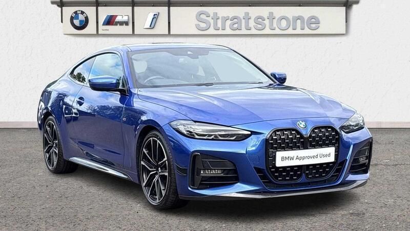 Blue Used 2021 BMW 420 M Sport Coupe | £24,200 (Expensive) - Image 1/3