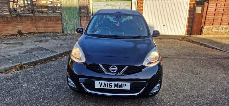Black Used 2015 Nissan Micra Acenta Hatchback | £5,495 (Fair price) - Image 1/4