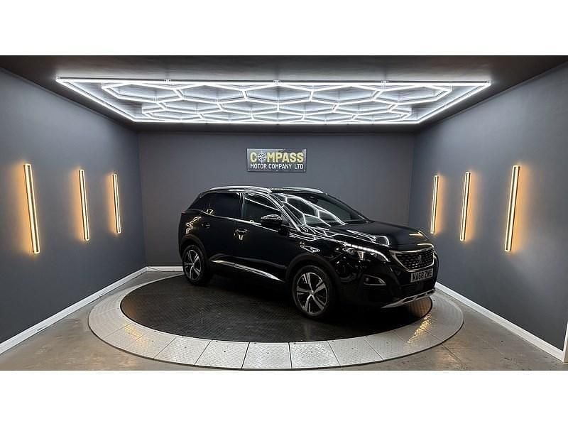 Used Peugeot 3008 GT-line 130 HP (95 kW) 2018 Black Hatchback